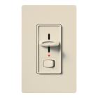 Lutron Skylark Preset Single-Pole Dimmer with Nightlight - 1000W Max - Light Almond