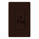 Lutron Skylark Dual Slide-to-Off Fan and Light Control - Brown