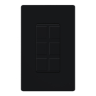 Lutron Claro 6-Port Frame - Midnight