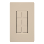 Lutron Claro 6-Port Frame - Taupe