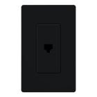 Lutron Claro Phone Jack - Midnight