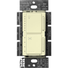 Lutron Maestro Dual LED+ Dimmer and Fan Control - Single Pole - Almond