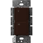 Lutron Maestro Dual LED+ Dimmer and Fan Control - Single Pole - Brown