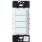 Lutron RadioRA 3 Sunnata Keypad - 4 Button - Glacier White