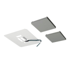Nora Lighting Surface Mount Kit for L-Line LED Direct - Aluminum End Caps