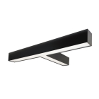 Nora Lighting 40 Watt L-Line LED Indirect / Direct Linear - T-Connector - 5,027 Lumens - CCT Selectable - Black