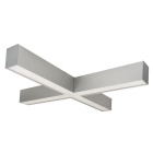 Nora Lighting 50 Watt L-Line LED Indirect / Direct Linear - X-Connector - 6,028 Lumens - CCT Selectable - Aluminum