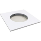 Nora Lighting Square Trim for NM2-2RG - Matte Powder White
