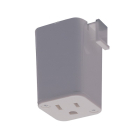 Nora Lighting Track Lighting Outlet Adapter - Halo Style - Silver