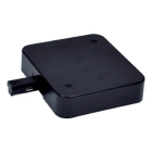 Nora Lighting Two-Circuit Track System T-Bar Live End Feed - Black