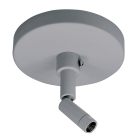 Nora Lighting Track Lighting Slope Pendant Adapter - Silver