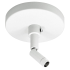 Nora Lighting Track Lighting Slope Pendant Adapter - White