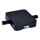 Nora Lighting Two-Circuit Track System In-Line Feed w/ Current Limiter - 14A - Black