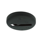 Nora Lighting Round Monopoint for Double Locking Track Lighting Fixtures - Black