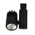 Nora Lighting Aiden LED Track Head - 15W - 3000K - 1,150 Lumens - 19º to 40º - Halo Adapter - Black - 120V