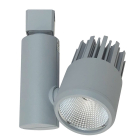 Nora Lighting Aiden LED Track Head - 15W - 3000K - 1,150 Lumens - 19º to 40º - Halo Adapter - Silver - 120V