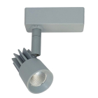 Nora Lighting Aiden LED Track Head - 10W - 3000K - 720 Lumens - 23º to 48º - Halo Adapter - Silver - 120V