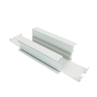 Nora Lighting Recessed Track Housing Straight Connector - White