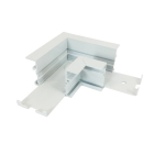 Nora Lighting Recessed Track Housing L-Connector - White