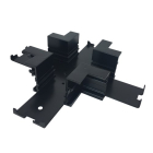 Nora Lighting Recessed Track Housing X-Connector - Black