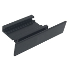 Nora Lighting Recessed Track Housing Dead End - Black