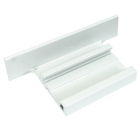 Nora Lighting Recessed Track Housing Dead End - White