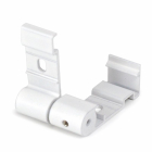 Nora Lighting Adjustable Mounting Bracket for LED Under Cabinet Lights - White