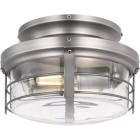 Progress Lighting Springer II Antique Nickel Rustic Light Kit for Ceiling Fan - 2700K - 120V - Antique Nickel