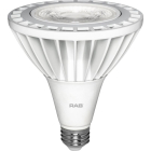 RAB 24W LED PAR38 - 40º Beam Angle - 3000K - 2,400 Lumens - 120V