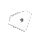 American Lighting End Cap with Power Feed for Premium 45 Surface Mounting Channel