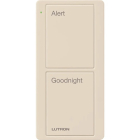 Lutron 2-Button Scene Pico Smart Remote - Pre-engraved Text (