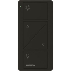 Lutron 2-Button Pico Smart Remote with Raise/Lower - Light Icons - Black