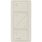 Lutron 2-Button Pico Smart Remote with Raise/Lower - Light Icons - Light Almond