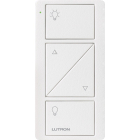 Lutron 2-Button Pico Smart Remote with Raise/Lower - Light Icons - Snow