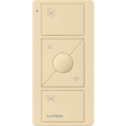 Lutron Pico Smart Remote for Fan Control - 3-Button Raise/Lower with Preset Button - Ivory