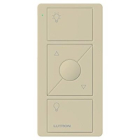 Lutron Original 3-Button Pico Smart Remote with Raise/Lower and Preset - Light Icons - Ivory