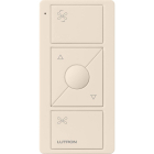 Lutron Pico Smart Remote for Fan Control - 3-Button Raise/Lower with Preset Button - Light Almond