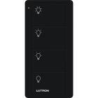 Lutron 4-Button Pico Smart Remote - Scene Control - Light Icons - Black