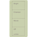 Lutron 4-Button Pico Smart Remote - Scene Keypad - Family Room Text Engraving - Ivory