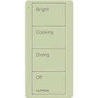 Lutron 4-Button Pico Smart Remote - Scene Keypad - Kitchen Text Engraving - Ivory