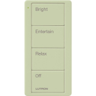 Lutron 4-Button Pico Smart Remote - Scene Keypad - Any Room Text Engraving - Ivory