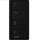 Lutron 4-Button Pico Smart Remote - Scene Keypad - Kitchen Icons - Midnight