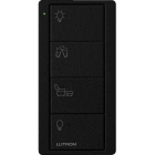 Lutron 4-Button Pico Smart Remote - Scene Keypad - Any Rooms Icons - Midnight