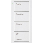 Lutron 4-Button Pico Smart Remote - Scene Keypad - Kitchen Text Engraving - Snow