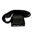 Westgate 3-Port Splitter For 12V Slim Puck Series - Black