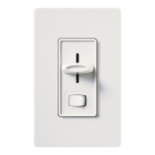 Lutron Skylark Preset Single-Pole Dimmer with On/Off Switch - 1000W Max - White