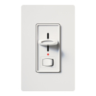 Lutron Skylark Preset Single-Pole Dimmer with Nightlight - 1000W Max - White