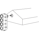 Keystone Extender Bracket for High Bay Motion Sensor