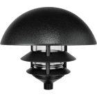 RAB 75W Max Three Tier Dome Top Landscape Light - Black - 120V