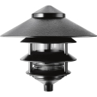 RAB 100W Max Four Tier Flare Landscape Light - Black - 120V